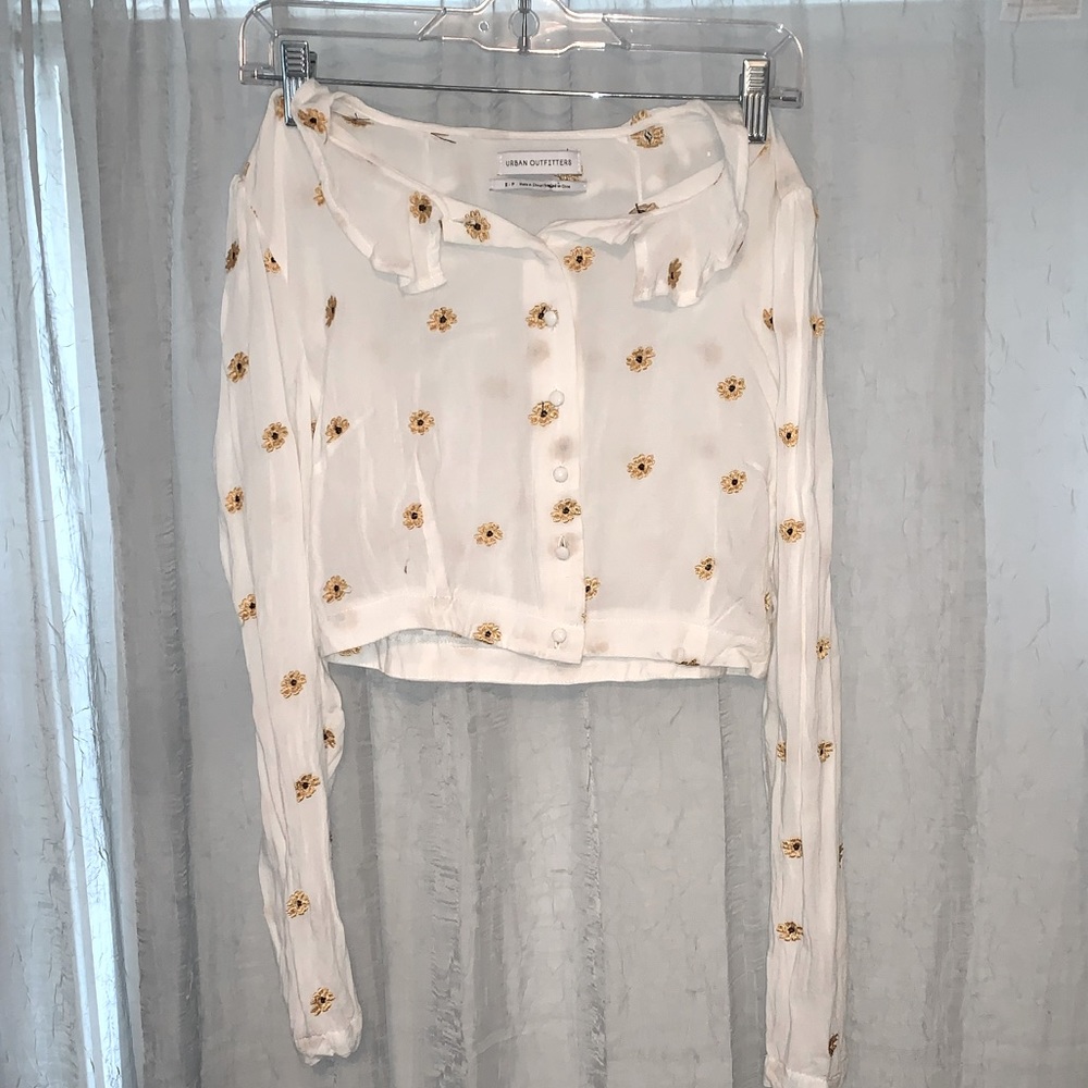 Urban Outfitters Cropped Blouse